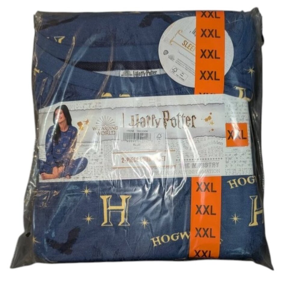 NEW Wizarding World Harry Potter Hogwarts Castle Lounge Sleep Set Pajamas PJs 22 - Picture 5 of 5
